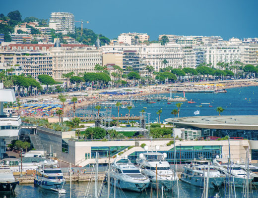 Marina and Beach Cannes, Cote d'Azur, France