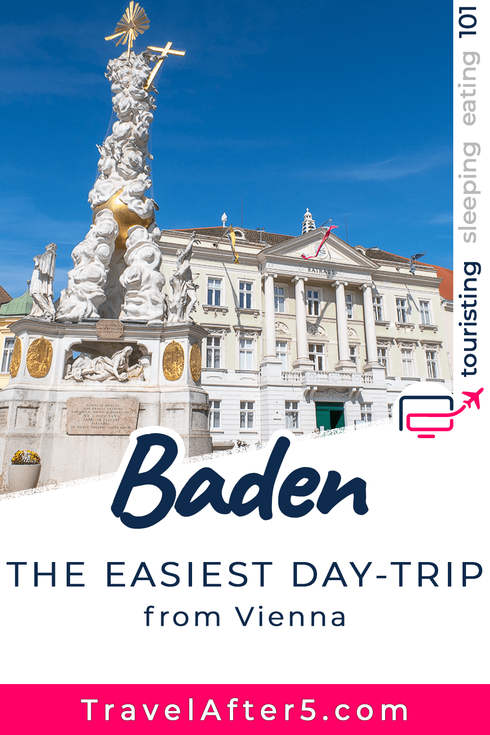 Pinterest Pin_Day-Trip to Baden bei Wien, by Travel After 5