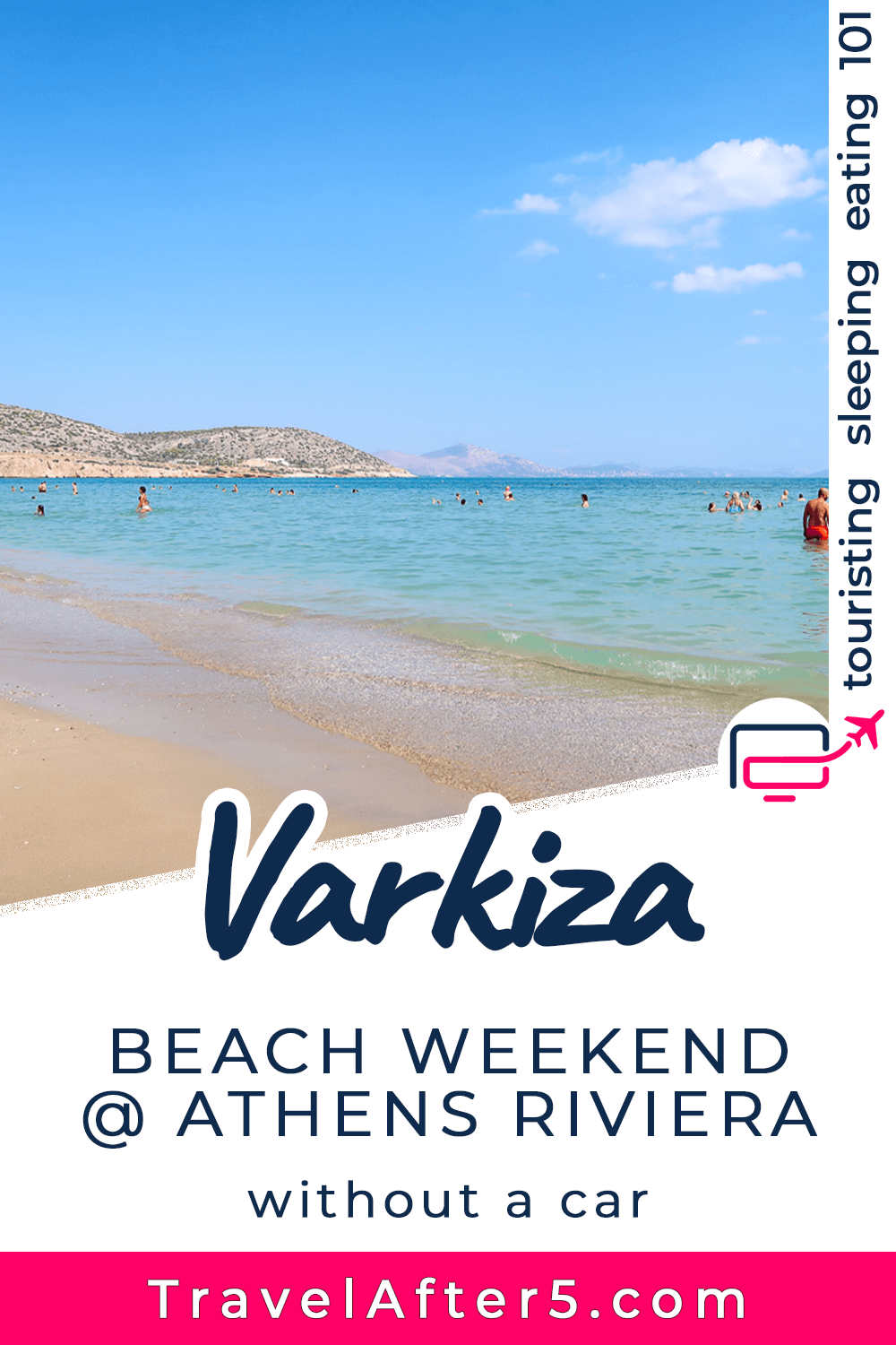 Pinterest Pin_Weekend at Athens Riviera, by Travel After 5