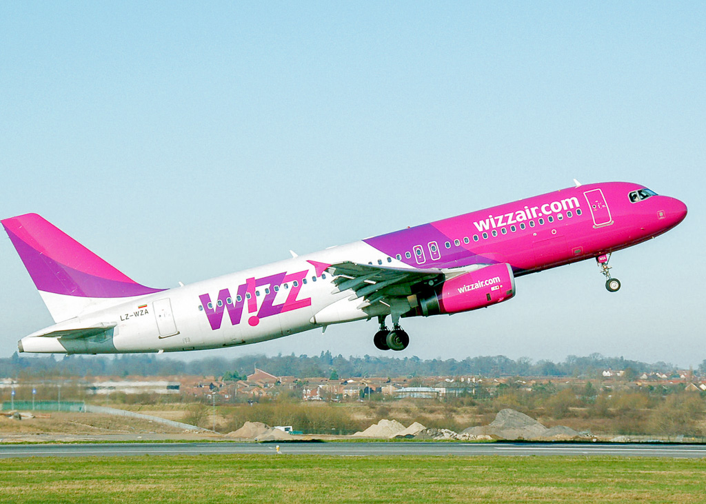Wizz Air Airplane Take-Off