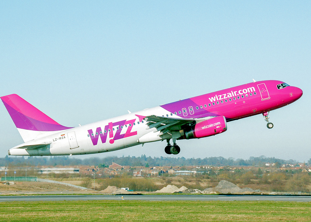 Wizz Air Airplane Take-Off