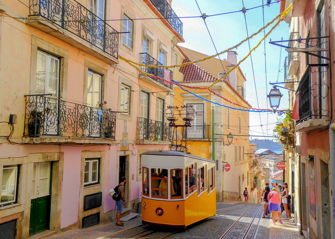 Elevador da Bica, Lisbon, Portugal