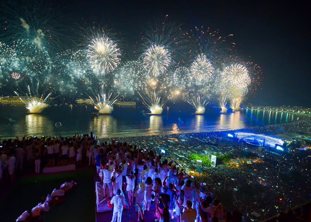 Fireworks Copacabana New Year's Eve