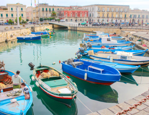 Piccolo Porto, Ortygia, Ortigia, Syracuse, Siracusa, Sicily, Sicilia, Italy, Italia