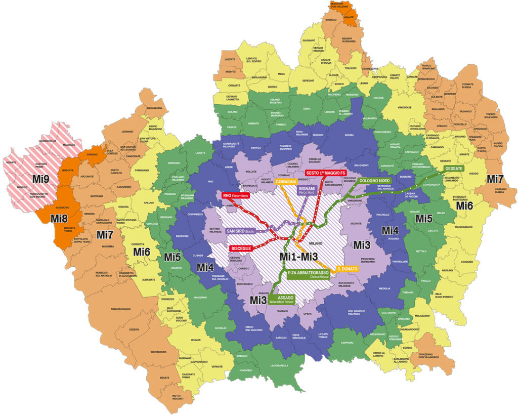 milano new tariff system
