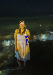 Travel After 5_Looking Back on 2019_Rio de Janeiro_Woman at Beach at Night