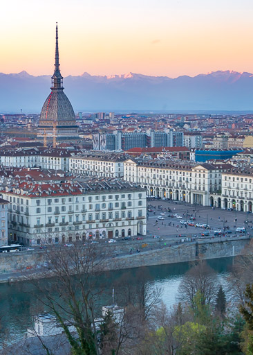 Piazza Vittorio and Mole Antonelliana, Torino