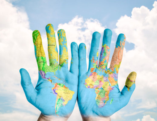 TravelAfter5_Travel More in 2020_world map painted on hands