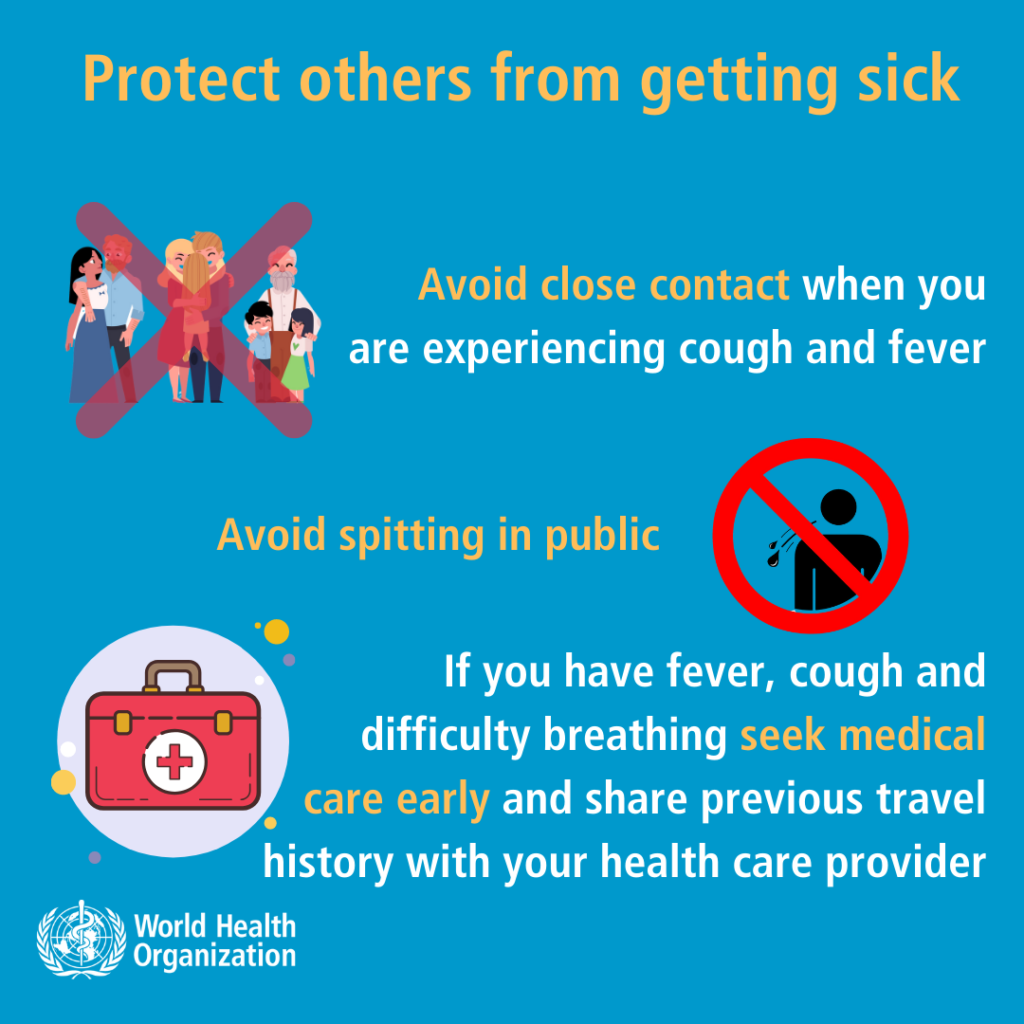 who advice against covid-19