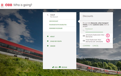 OeBB Ticket Purchase Screen #3