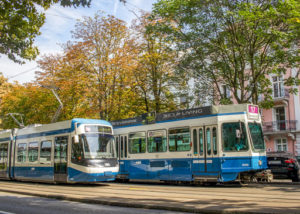 Trams @ Zurich, Switzerland